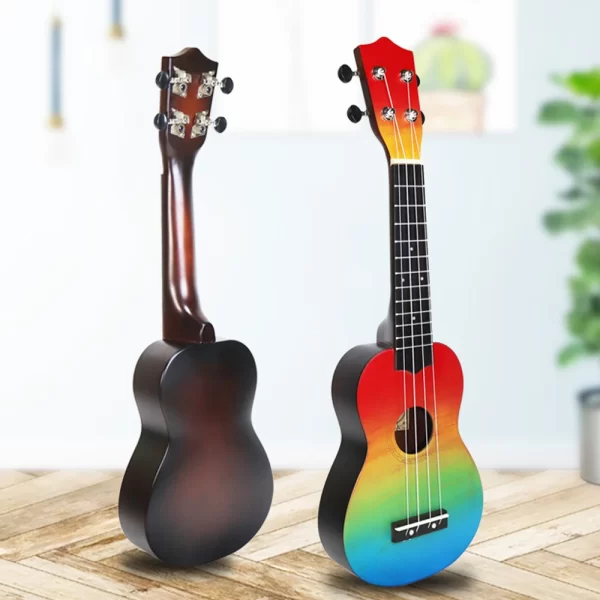 21 Inches Soprano Ukelele Ukulele Uke Bag Backpack Case Ethnic National Style Durable Cotton Thicken Padding - Image 5