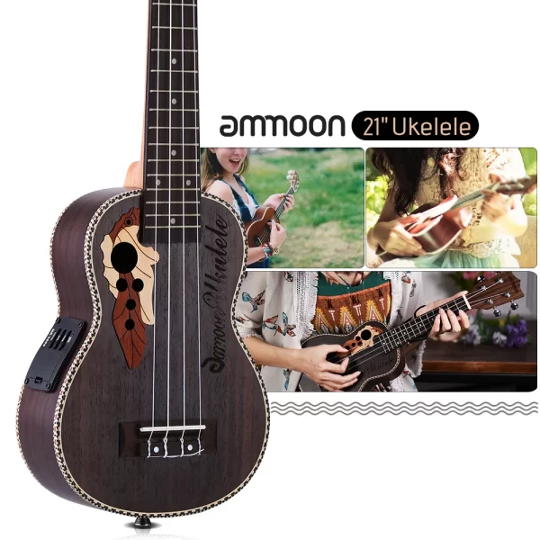 21 Inches Soprano Ukelele Ukulele Uke Bag Backpack Case Ethnic National Style Durable Cotton Thicken Padding - Image 3