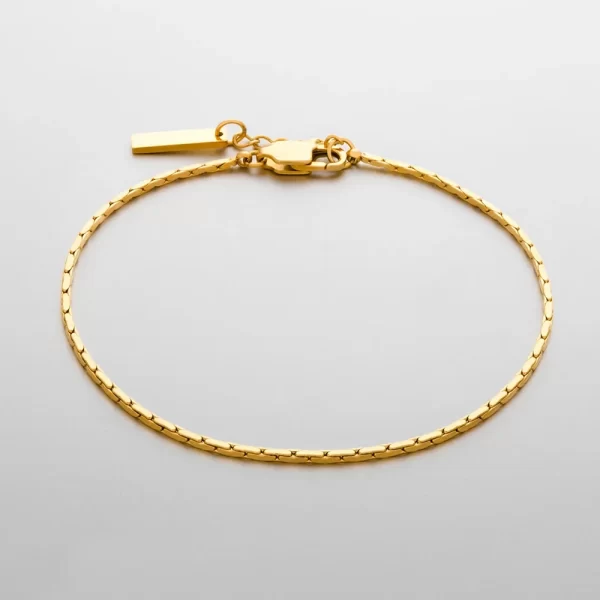 eManco Wire Chain Bracelet Fashion Trend Of New Personalized Men's White gold Bracelet Without Losing Color Wholesale Jewelry - Image 4
