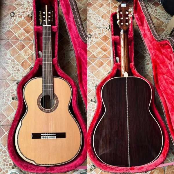 Professional K-900 Classic Guitar By Master Luthier For All Solid High Quality Nylon String Guitar With Cedar Body