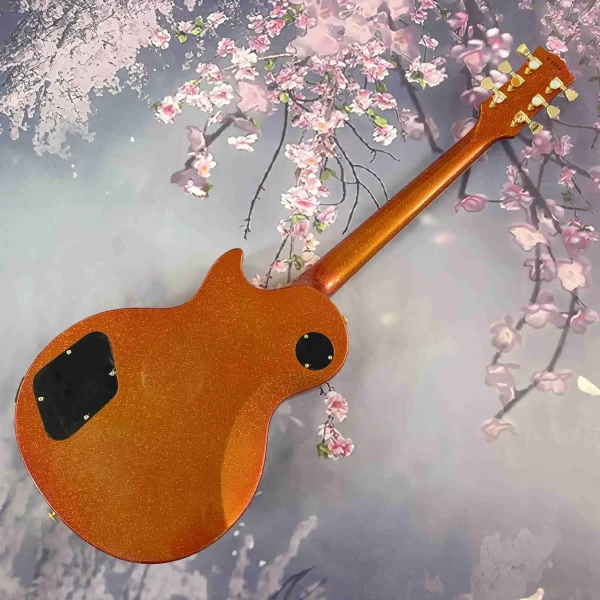 Tiger pattern custom electric guitar HH pickup, gold hardware, rosewood fingerboard, mahogany neck, FSAT DELIVERY - Image 5