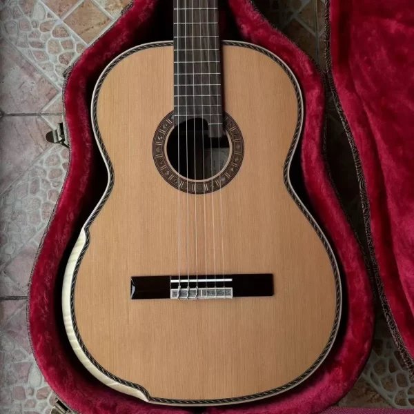 Professional K-900 Classic Guitar By Master Luthier For All Solid High Quality Nylon String Guitar With Cedar Body - Image 2