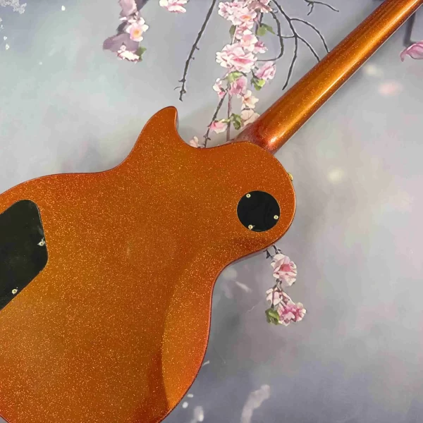 Tiger pattern custom electric guitar HH pickup, gold hardware, rosewood fingerboard, mahogany neck, FSAT DELIVERY - Image 6