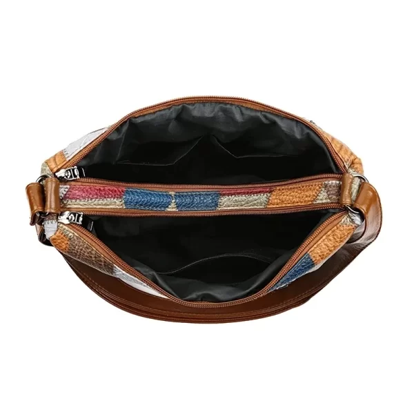 Women's Elegant Vintage Crossbody Bag Trendy HandBag Fashion Multi-pockets Shoulder Bag All-match Retro Crossbody Bag for Daily - Image 5