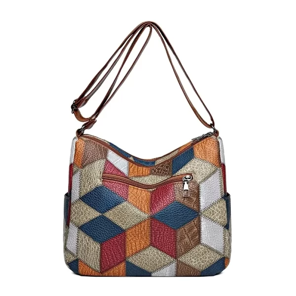 Women's Elegant Vintage Crossbody Bag Trendy HandBag Fashion Multi-pockets Shoulder Bag All-match Retro Crossbody Bag for Daily - Image 4