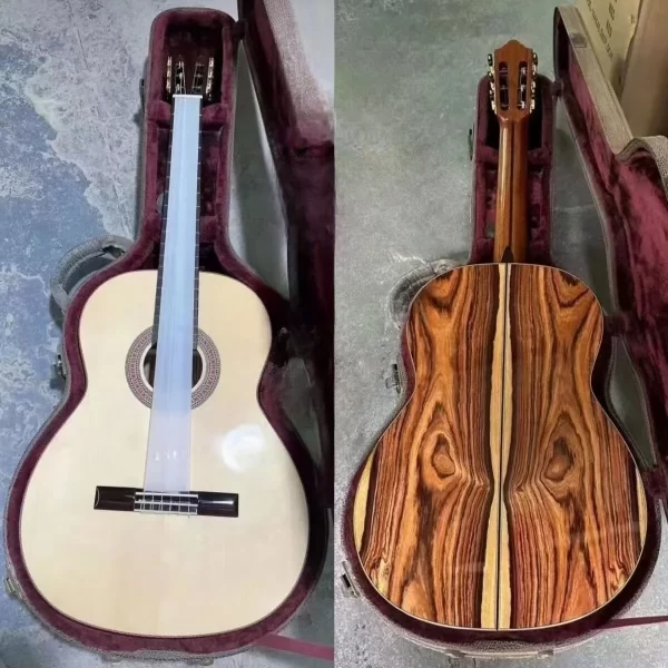 Ready To Ship High Quality 39 Inch All-Solid Classic Acoustic Guitar Featuring Spruce Top And Rosewood Back/Side For Music Use