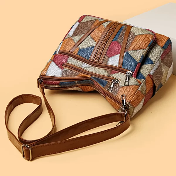 Women's Elegant Vintage Crossbody Bag Trendy HandBag Fashion Multi-pockets Shoulder Bag All-match Retro Crossbody Bag for Daily - Image 2