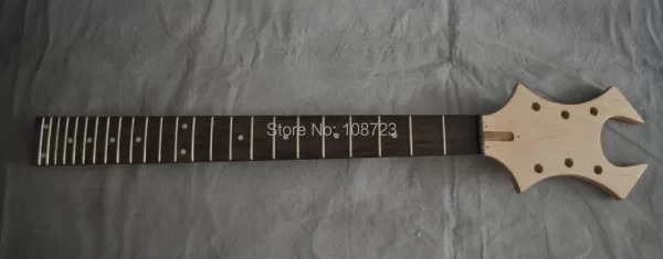 DIY Electric Guitar Kit Mahogany Body Maple Neck Rosewood Fingerboard - Image 4