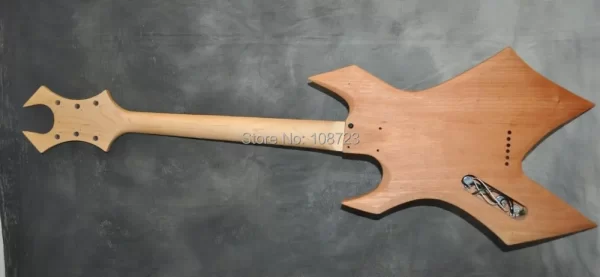DIY Electric Guitar Kit Mahogany Body Maple Neck Rosewood Fingerboard - Image 6