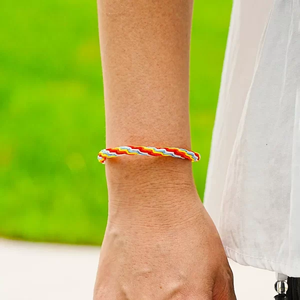2025 New Chinese Style Handmade Rope Bracelet Women Men Sliding Adjustable Lucky Red String Braslet Friendship Jewelry Pulseria - Image 4