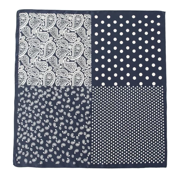 Cashew silk scarf 100% mulberry four seasons square scarf premium printing bag strap student headband - Image 3
