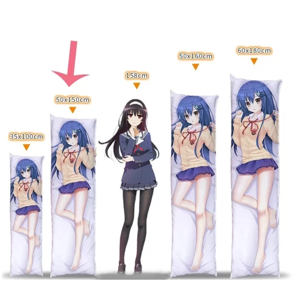 chainsaw man dakimakura anime makima cosplay body pillow case double sided print hugging cushion cover life size body pillowcase