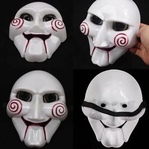 1piece pvc masquerade halloween saw chainsaw killer theme mask super creepy diy gift mask nice quality