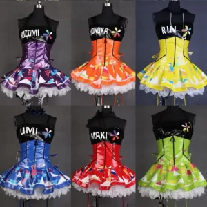 love live cyber idolized maid led gaming game awaken all members minami kotori uniforms cosplay costume