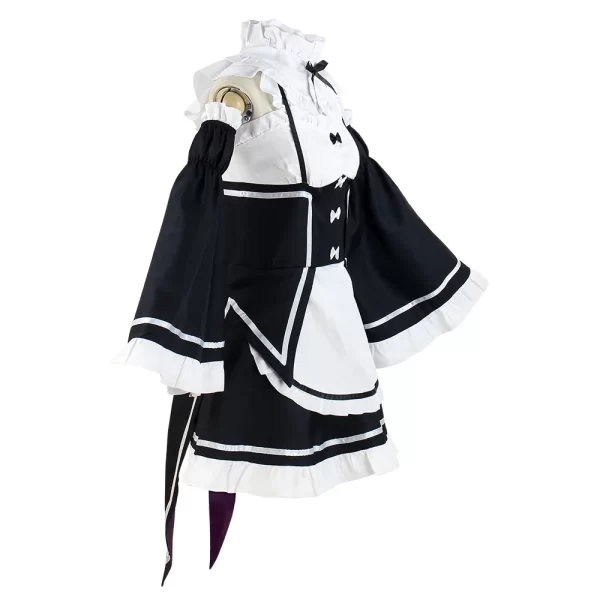ram rem cosplay costume anime re:zero kara hajimeru isekai seikatsu uniform wig girl women maid servant apron lolita dress