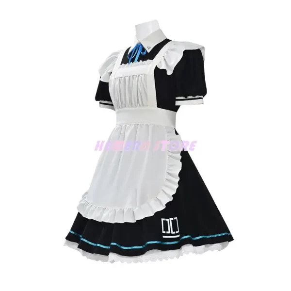 game blue archive anime tendou arisu cosplay costume wig french maid lolita skirt woman kawaii sexy carnival halloween suit
