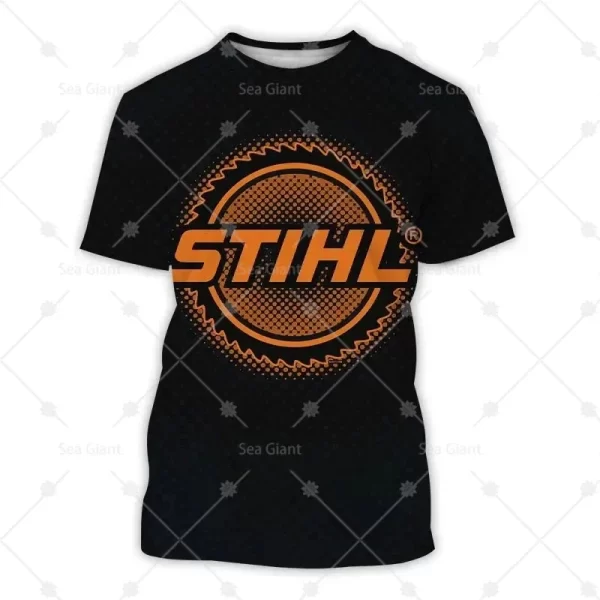 2025 chainsaw lumberjack 3d printed summer men's t shirt outdoor sports work quick drying clothing o collar loosetough guy style
