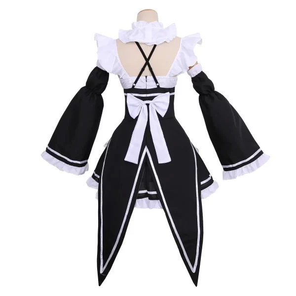 anime ram rem lolita maid cosplay costumes vestido re:zero kara hajimeru isekai seikatsu halloween costumes for women loli dress