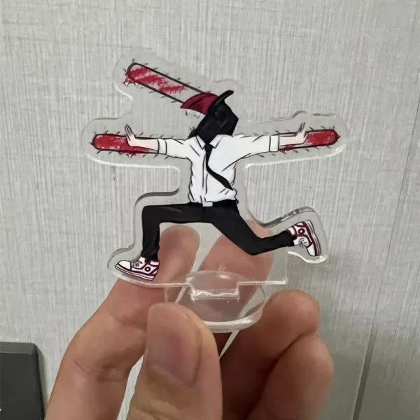 anime chainsaw man denji pochita blood figure acrylic model cosplay shake stand models desk ornament reduce pressure toy gift