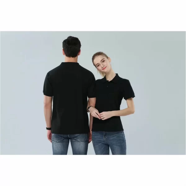 summer top new lapel solid color shirt short sleeve casual business fashion breathable and comfortable polo shirt group uniform