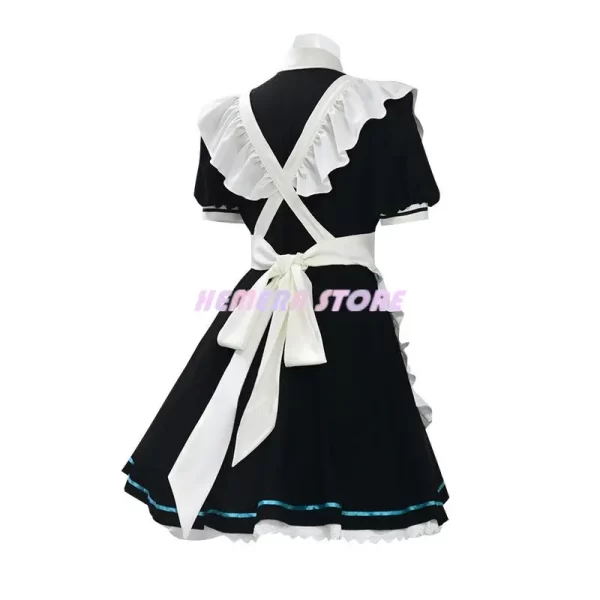 game blue archive anime tendou arisu cosplay costume wig french maid lolita skirt woman kawaii sexy carnival halloween suit
