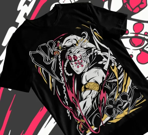 uzui tengen demon slayer manga anime women's t shirt t shirt soft t shirt anime print harajuku vintage women clothing harajuku