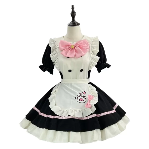 adorable maid cosplay lolita costume for women halloween performance outfit