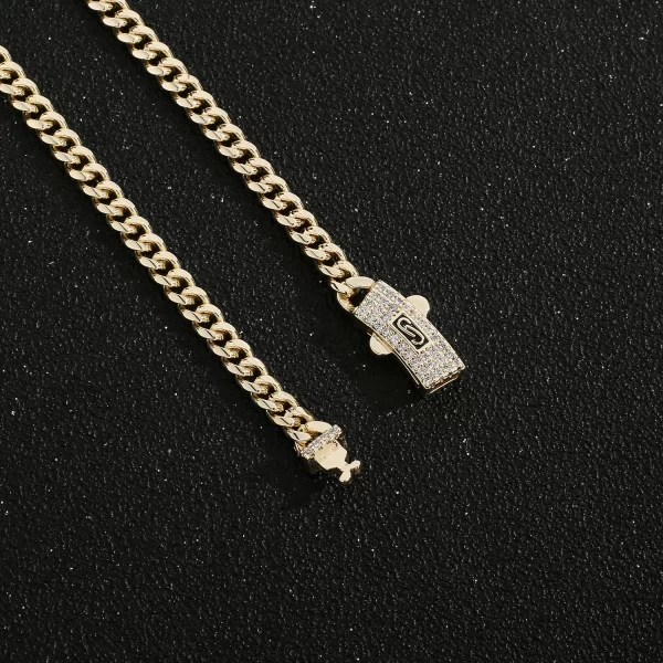 14k gold plated brass monaco 4mm necklace high quality fashion versatile men and women jewelry free shipping item