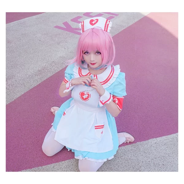 anime the idolmaster cinderella girls yumemi riamu cosplay costume maid dress halloween carnival clothing custom made