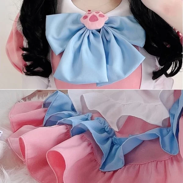 lolita dress maid dress plus size skirt cute big bow girl dress cosplay costumes boys clothing party suit ladies dress cat paw