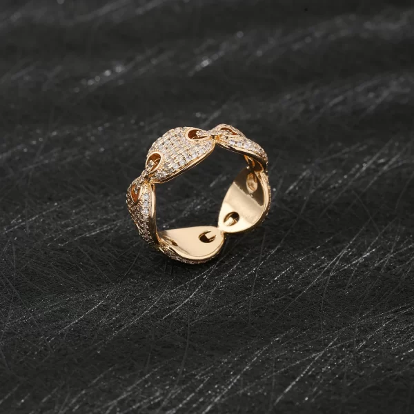 popular 14k gold plated coffee beans lord of the rings men and women fashion accessories no fading free shipping time