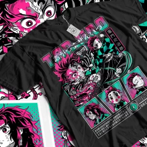 kimetsu no yaiba t shirt anime,manga,zenitsu tanjiro demon slayer gift shirt