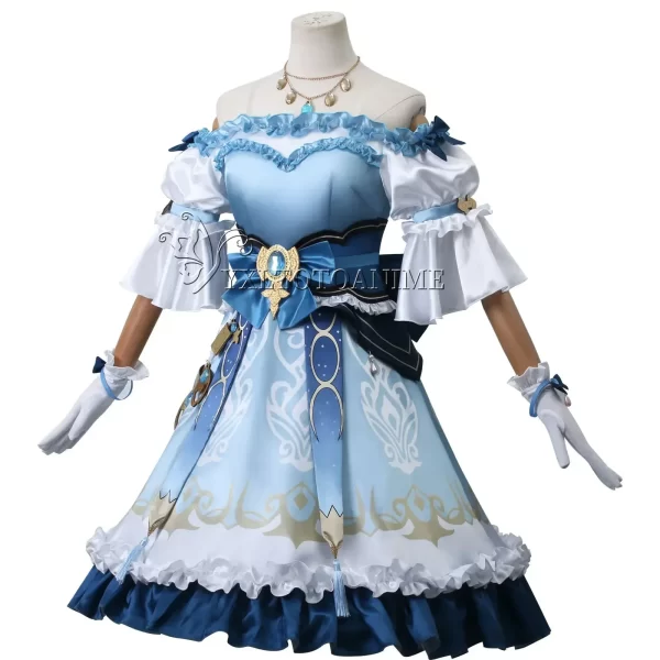 nilou new cosplay costume genshin impact cosplay costume lolita daily wear blue dress maid carnival uniform party suit