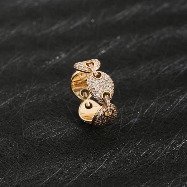 popular 14k gold plated coffee beans lord of the rings men and women fashion accessories no fading free shipping time