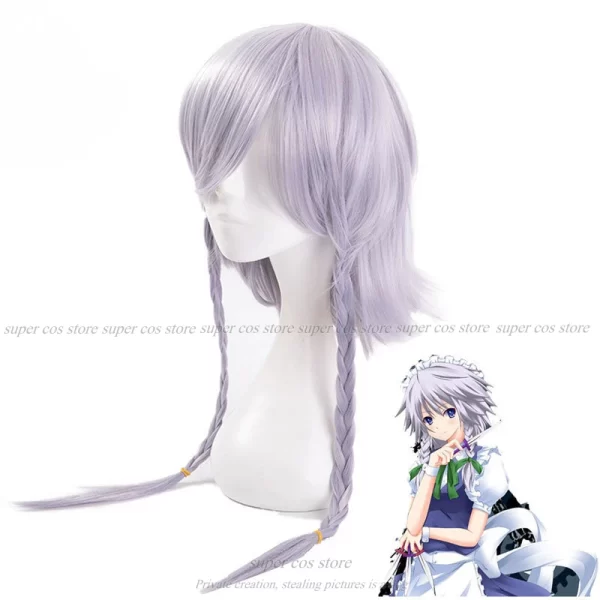 izayoi sakuya cosplay costume anime touhou project costume maid dress skirt touhou project anime dress costumes for women