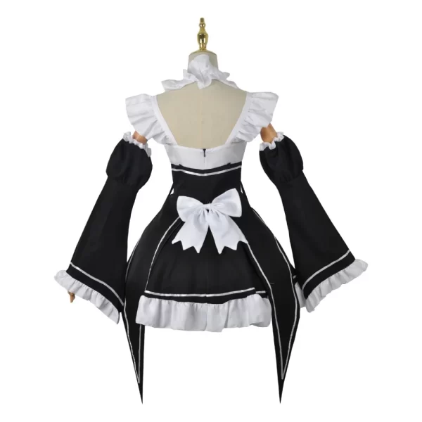 anime ram rem maid cosplay re life in a different world from zero costumes women loli dress halloween party suit
