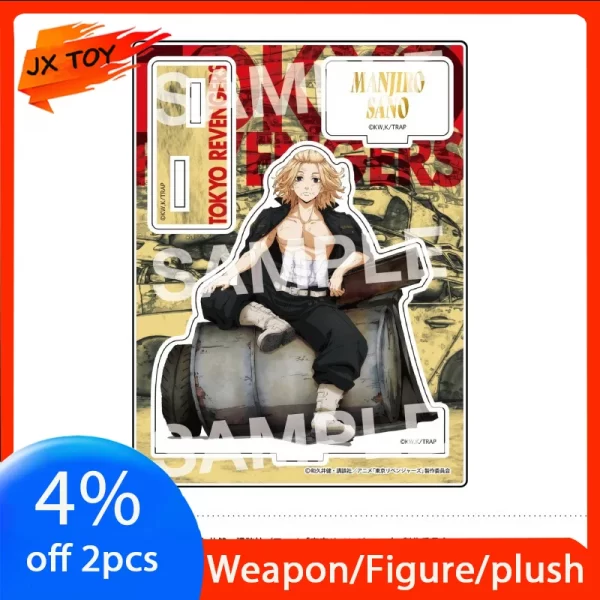 jx toy anime tokyo revengers acrylic stand kazutora hanemiya figure desk ornaments rindo haitani statue ken ryuguji dolls toys