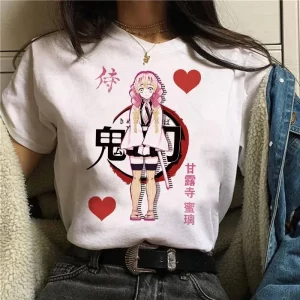 demon slayer plus size women's kimetsu no yaiba nezuko t shirt women's tanjirou kamado graphic t shirt japanese anime t shirt