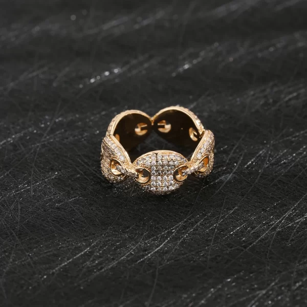 popular 14k gold plated coffee beans lord of the rings men and women fashion accessories no fading free shipping time