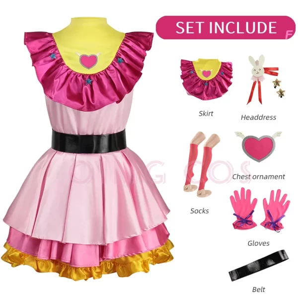 hoshino ai cosplay maid attire costume oshi no ko carnival uniform anime halloween costumes for adult women kids girl
