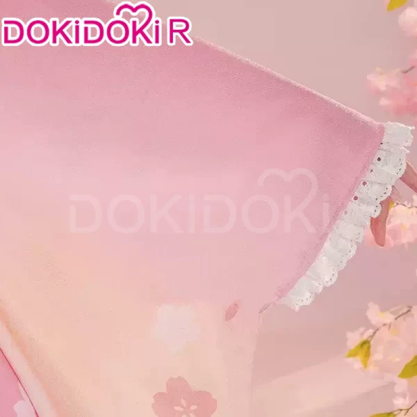 mikuu cosplay costume dokidoki r women cute pink maid dress sakura mikuu cosplay mikku costume halloween