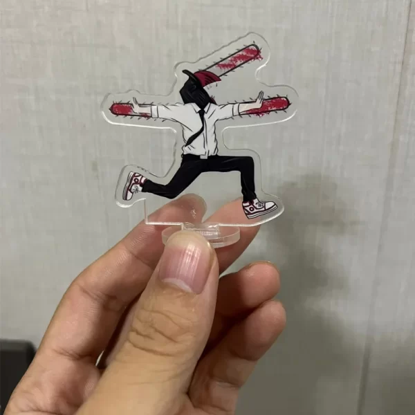 anime chainsaw man denji pochita blood figure acrylic model cosplay shake stand models desk ornament reduce pressure toy gift