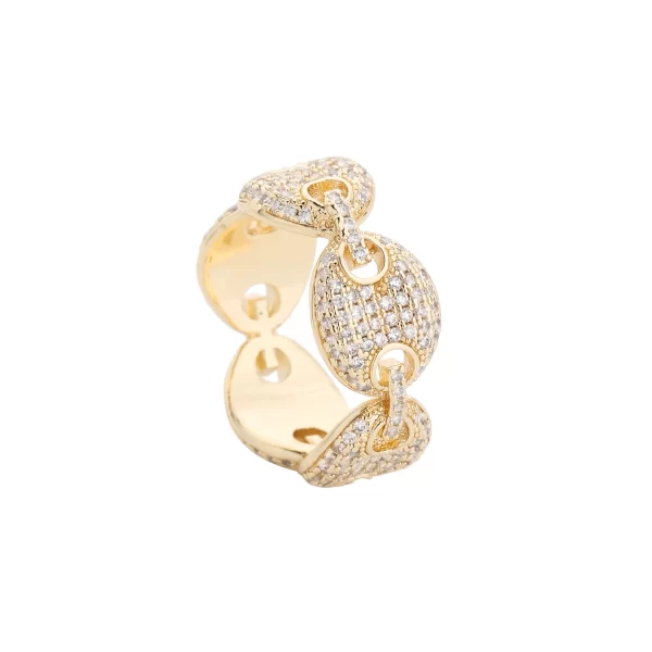 popular 14k gold plated coffee beans lord of the rings men and women fashion accessories no fading free shipping time