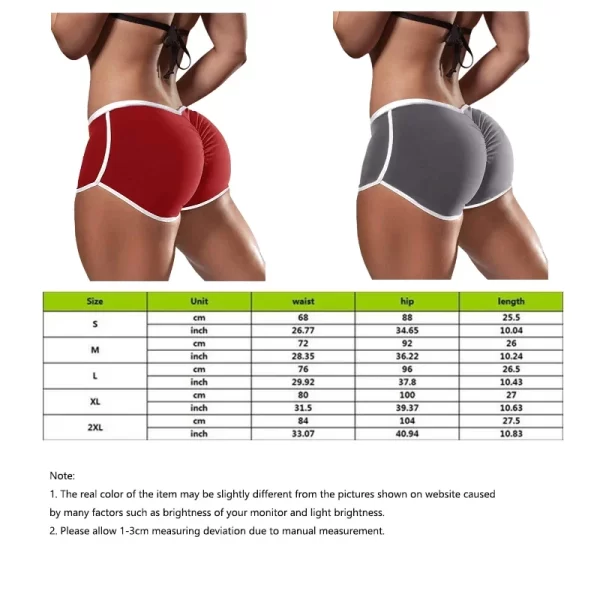 summer low waist elasticated fold women's sport shorts sexy mini skinny style for training and gym fitness