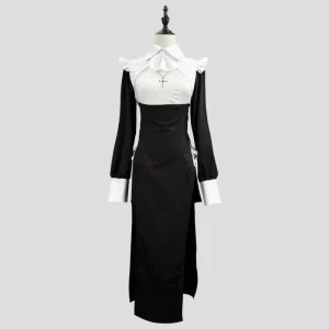 cosplay nun costume sexy cross dressing nurse costume niche halloween maid plus size tight fitting robe internet famous style