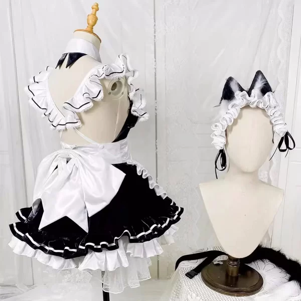 nikke privaty cosplay costume the goddess of victory privaty maid dress hallowen party role play uniform