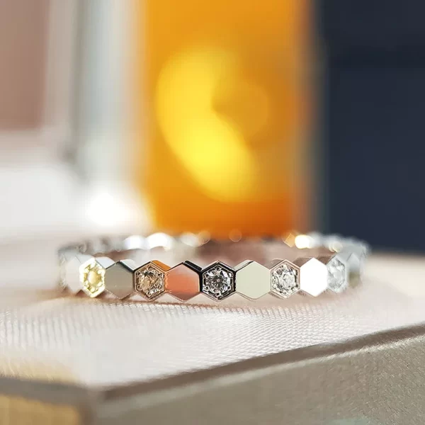 huitan fashion simple design women rings for wedding low key rose gold color/silver color female engagement finger ring jewelry