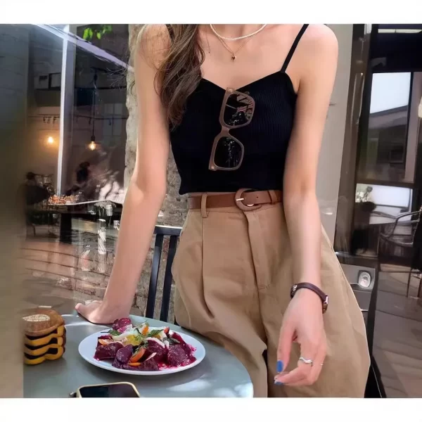 2024 summer wide leg shorts for women high waist casual cotton denim short pants with belt girl‘s korean a line womens shorts