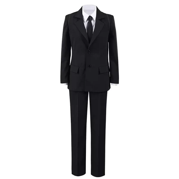 anime chainsaw man cosplay costumes denji aki hayakawa cosplay black demon hunter uniform wig suit halloween christmas clothes