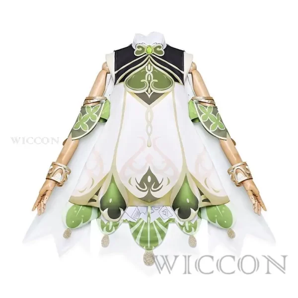 genshin impact nahida maid cosplay costume lesser lord kusanali wig cute style dress nahida genshin cosplay for girls kids size